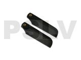 213651 CF Tail Rotor Blade Set (77mm)